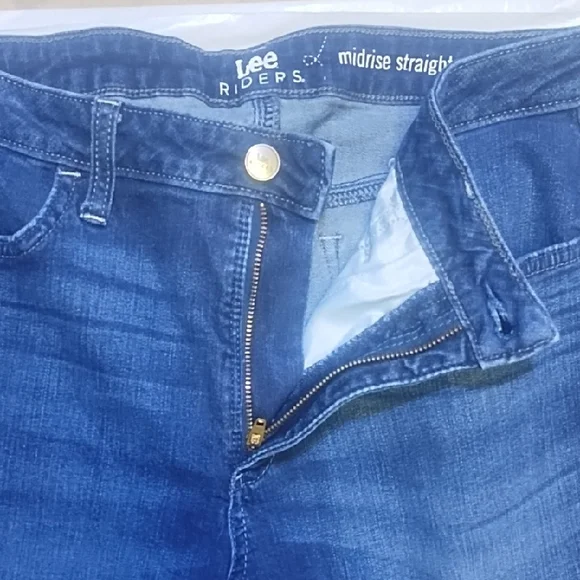 #2128 Lee Women's Dark Blue Skinny Jeans - Picture 2 of 5